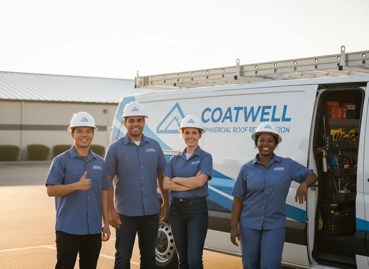 Commercial roof coating company in Dewey, IL